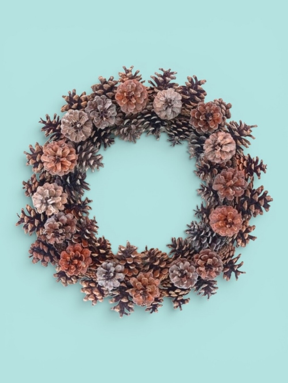 Handmade Rustic Pinecone Wreath